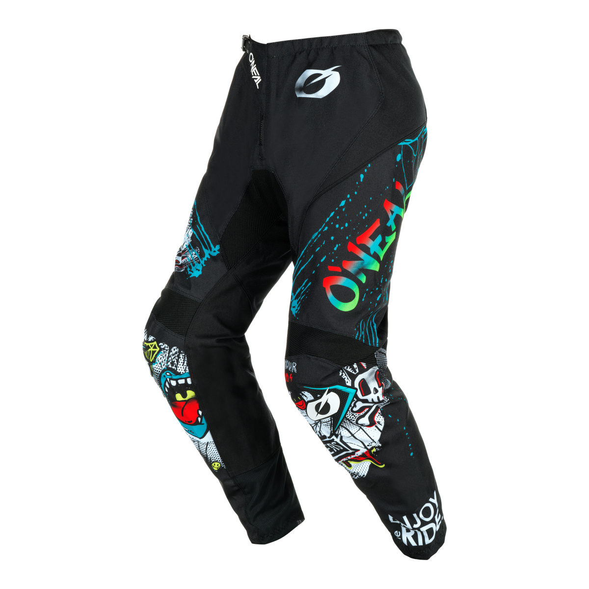 O'NEAL ELEMENT Pants RANCID Schwarz/Weiß front
