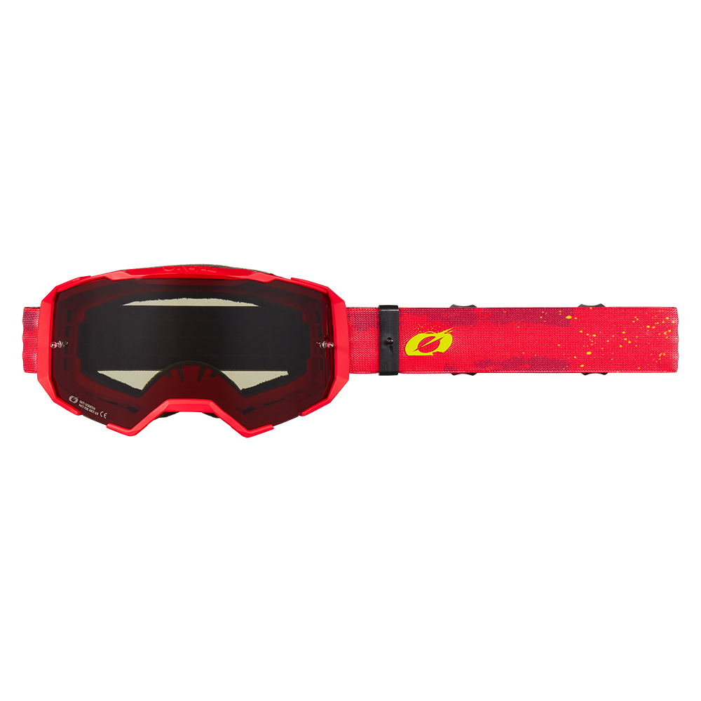 O'NEAL B-22 Occhiali PAINT rosso/giallo neon
