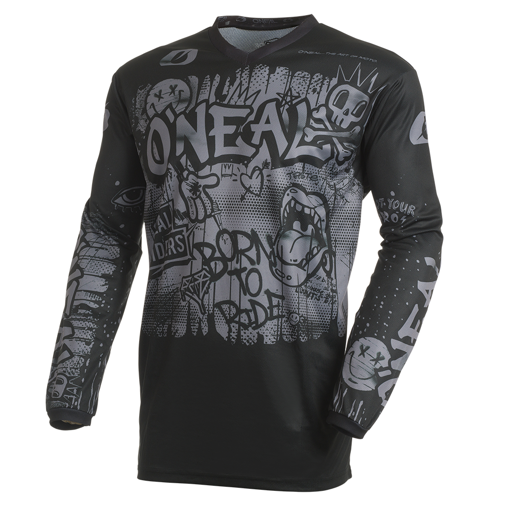 O'NEAL Custom Jersey ELEMENT RANCID Schwarz/Grau