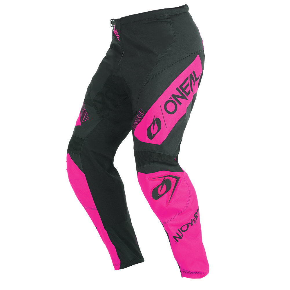 Pantaloni da donna O'NEAL Element Racewear nero/rosa