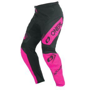 Pantaloni da donna O'NEAL Element Racewear nero/rosa