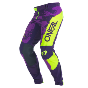 Pantaloni O'NEAL Mayhem PAINT viola/giallo neon
