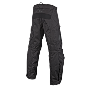 Die O'NEAL APOCALYPSE Women's Hose ist eine schwarze Motorradhose mit verstärkten Nähten, vorgeformten Kniepartien für mehr Bewegungsfreiheit und dem Schriftzug "O'NEAL" auf dem Bund - ideale, flexible Motorradausrüstung mit robustem Look.