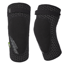 The O'NEAL REDEEMA elbow pads are black elbow pads made of honeycomb fabric with Velcro fasteners and the O'NEAL logo - ideal for sports, cycling or as protective equipment/knee pads.