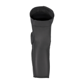 Das O'NEAL Europe O'NEAL DIRT FLX Hybrid Knee, das von oben gezeigt wird, um sein Inneres und seine Form zu zeigen, bietet Knieunterstützung und Kompression mit Level-2 Schutz für verbesserten Schutz.