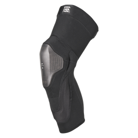 O'NEAL DIRT FLX Hybrid Knee di O'NEAL Europe è una protezione per il ginocchio di colore nero con guscio anteriore rigido, tessuto elastico intorno al ginocchio e alla coscia e protezione di livello 2 da utilizzare negli sport o in caso di infortuni.