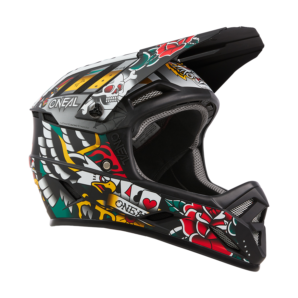 O'NEAL BACKFLIP Helm INKED – 45° Linke Seite