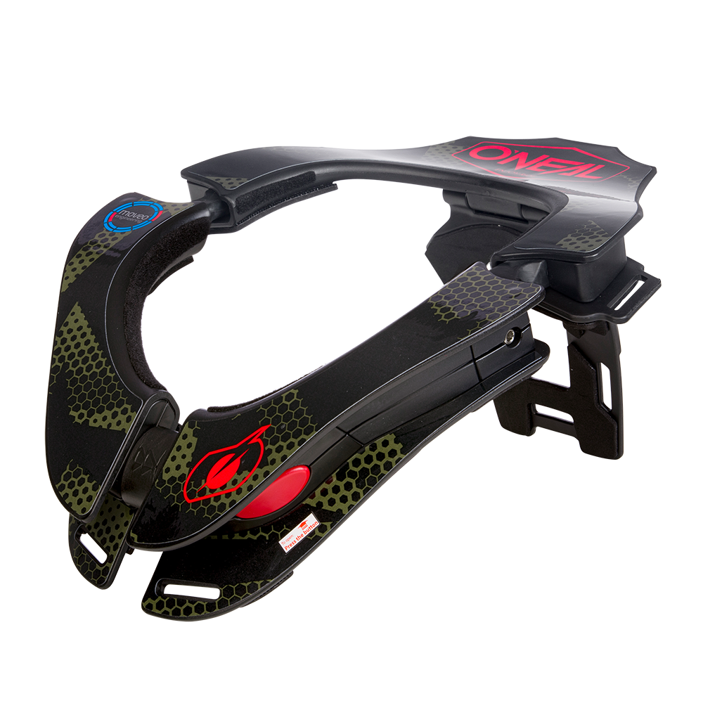 Das O'NEAL TRON Design Sticker Set COVERT von O'NEAL ist in den Farben schwarz und grün mit roten und blauen Akzenten gehalten und verleiht deiner Motocross-Ausrüstung einen stylischen, auffälligen Look.