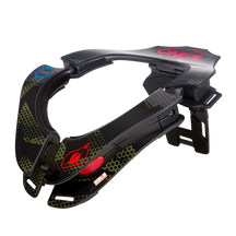 The O'NEAL TRON Design Sticker Set COVERT by O'NEAL is available in black and green with red and blue accents and gives your motocross equipment a stylish, eye-catching look.