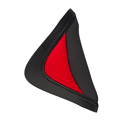 Le Chin Curtain SIERRA Helmet d'O'NEAL est un accessoire en néoprène noir et rouge au design élancé et incurvé qui sert de protection pour la zone du menton de ton casque.