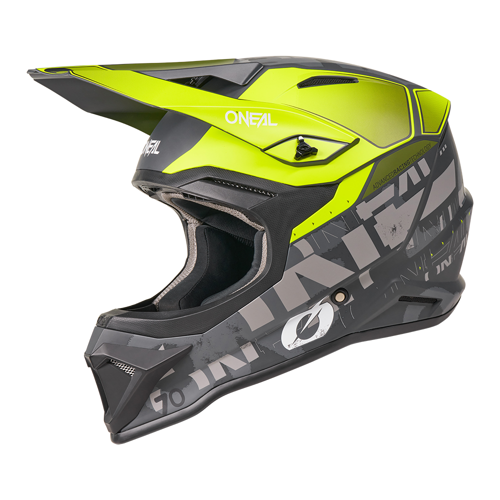 1SRS Helmet VOLTIXX Black/Neon Yellow/Gray