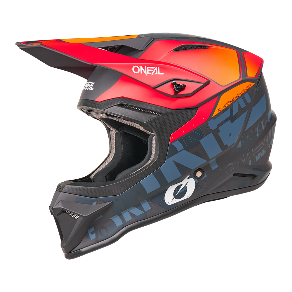 1SRS Helmet VOLTIXX Black/Orange/Red