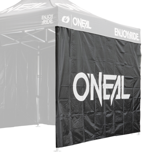 Una tenda da corsa O'NEAL nera con le scritte 