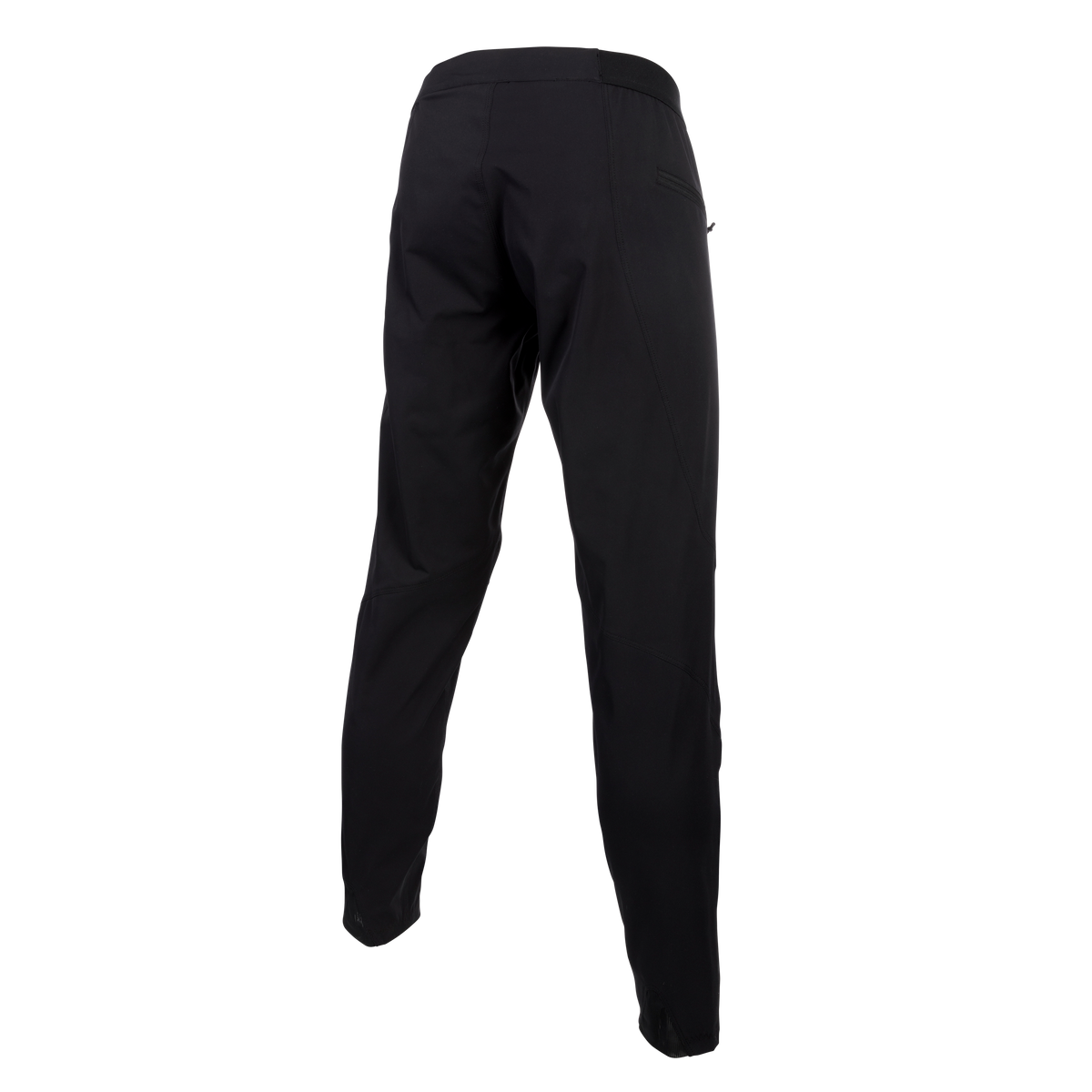 Die O'NEAL TRAILFINDER Hose zeigt sich von hinten in einem leichten Winkel, mit taillierten Beinen und einer einzigen Tasche auf der rechten Seite - die ideale MTB-Hose von O'NEAL für maximale Bewegungsfreiheit auf Ihrer Fahrt.
