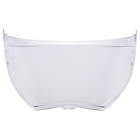 Il casco O'NEAL Shield D-SRS ha una visiera in plastica trasparente e curva con punti di fissaggio laterali per una protezione affidabile di occhi e viso.