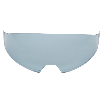 The O'NEAL Sun Visor M-SRS Helmet is a transparent, domed visor with a subtle blue tint from O'NEAL, designed for helmets or goggles and featuring a plain black background.
