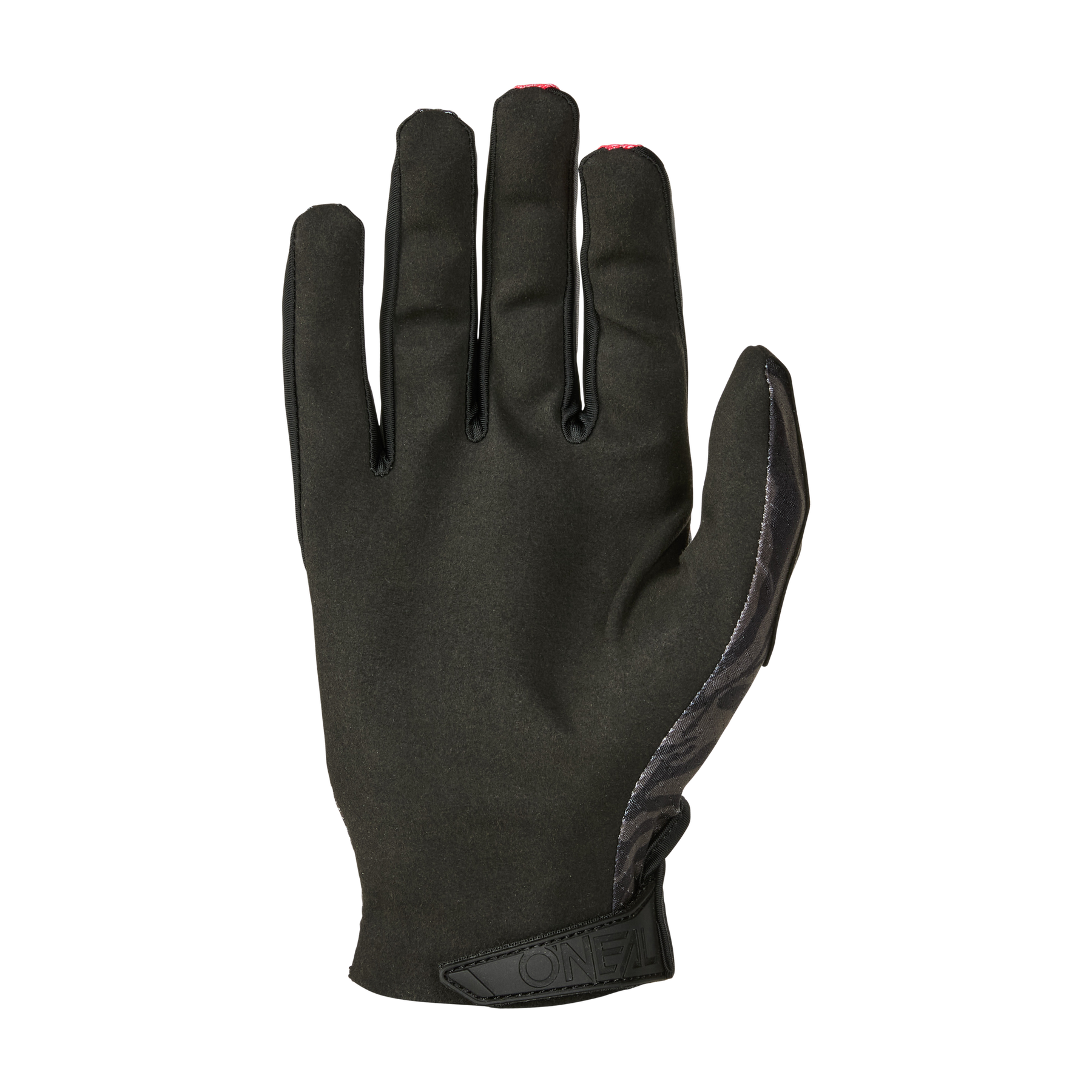 Der O'NEAL MATRIX Handschuh Kinder SHOCKER ist ein schwarzer Vollfingerhandschuh mit schlichtem Design und strukturiertem Handgelenk - ideal für die Motorsport-Ausrüstung.