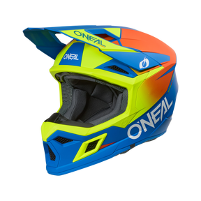 Il casco O'NEAL 3SRS per bambini Solid è un casco da motocross per bambini con visiera e protezione integrale che riporta il marchio O'NEAL sul lato.