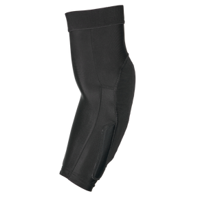 Le protège-coude O'NEAL DIRT FLX 2.0 pour enfants est un protège-coude noir ajusté avec un rembourrage IPX et une certification de niveau 2, un design doux et flexible, des coutures visibles et un large élastique - idéal pour les enfants. Représenté sur un fond blanc uni.