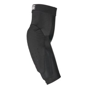 Le protège-coudes O'NEAL DIRT FLX 2.0 pour enfants en noir, de O'NEAL, dispose d'un design ergonomique, d'un rembourrage IPX et de perforations d'aération pour une utilisation sportive ou de protection ; présenté sur un fond blanc simple O'NEAL.