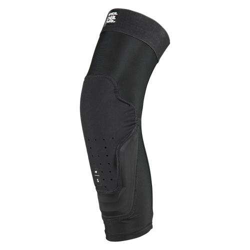 El protector de rodillas O'NEAL DIRT FLX 2.0 para niños en color negro presenta una funda alargada, protección de nivel 2 con orificios de ventilación y una correa elástica de seguridad: ideal como próximo protector de moto para niños.
