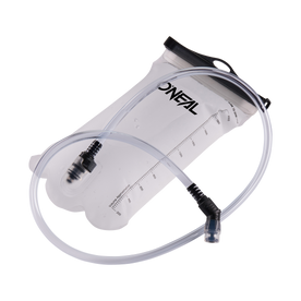 La O'NEAL Hydration Bladder 2L è una vescica di idratazione trasparente e priva di BPA con coperchio nero e tubo lungo, ideale per lo zaino da MTB durante le attività all'aperto.
