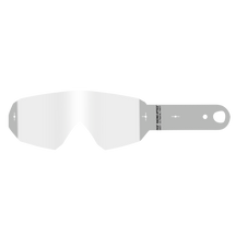 A mostly gray and white rectangular barcode label with a lighter center and text on the right side that reads "O'NEAL B-10 Goggles - Laminated Tear Off Pack" by O'NEAL.
