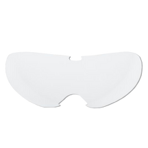 La máscara O'NEAL B-YOUTH - Lente de repuesto es una única lente curvada de repuesto de O'NEAL que cubre ambos ojos y presenta pequeños recortes para facilitar el ajuste de la montura a las gafas deportivas o de seguridad.