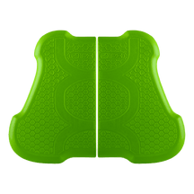 La O'NEAL IPX-HP de O'NEAL es una tabla de equilibrio de plástico moldeado ergonómicamente, de color verde brillante, con estructura de nido de abeja y diseño curvado simétricamente, ideal para ejercicios de equilibrio o para usar en un escritorio de pie.