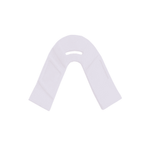 The MOVEO foam cushion (back section) from MOVEO is a white, U-shaped foam cushion with a rectangular cut-out in the middle, shown on a plain green background.