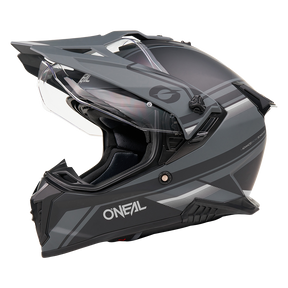 Casco A-SRS APEX negro/gris