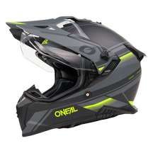Casco A-SRS APEX negro/gris/amarillo neón