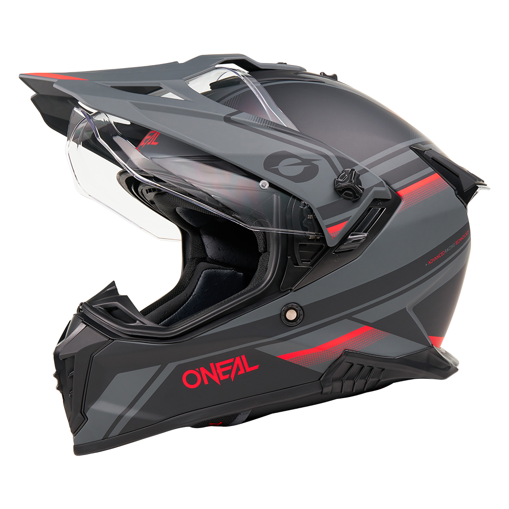 A-SRS Helmet APEX Black/Gray/Red