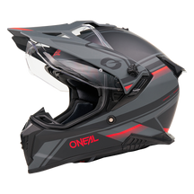Casco A-SRS APEX negro/gris/rojo