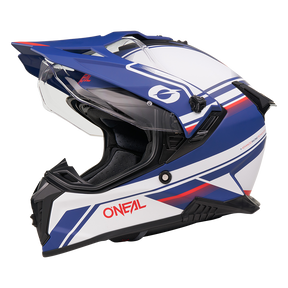 Casco A-SRS APEX blanco/azul/rojo