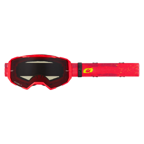 Masque O'NEAL B-22 PAINT rouge/jaune fluo