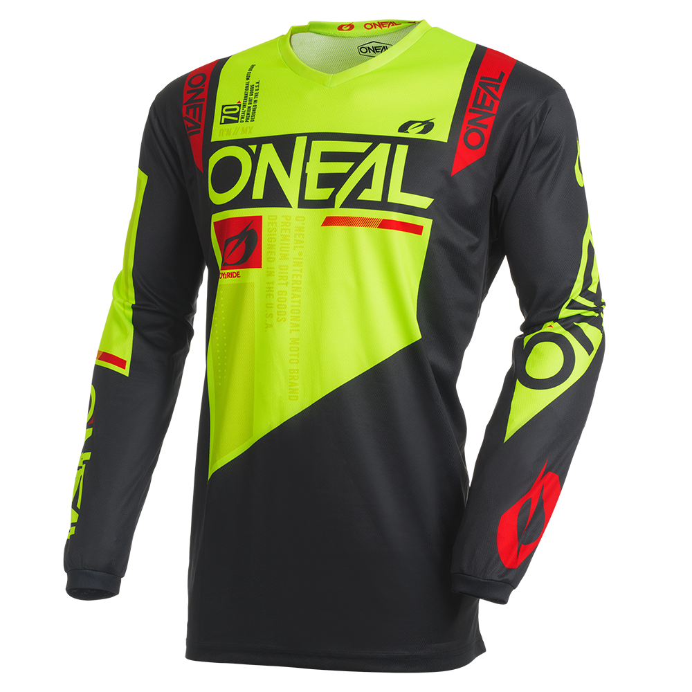 O'NEAL ELEMENT Jersey FACTOR schwarz/neon gelb