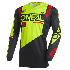 Camiseta O'NEAL Element FACTOR negra/amarillo neón