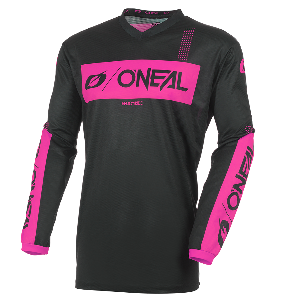 Maglia O'NEAL Element Racewear nera/rosa